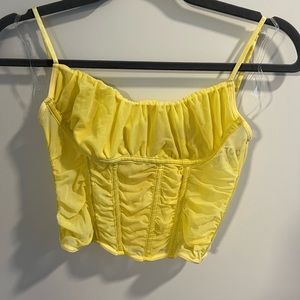 Tic Toc Corset Tank Crop Top